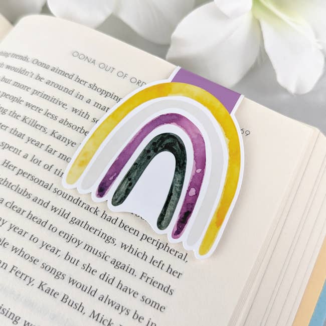 Non-binary Rainbow Bookmark