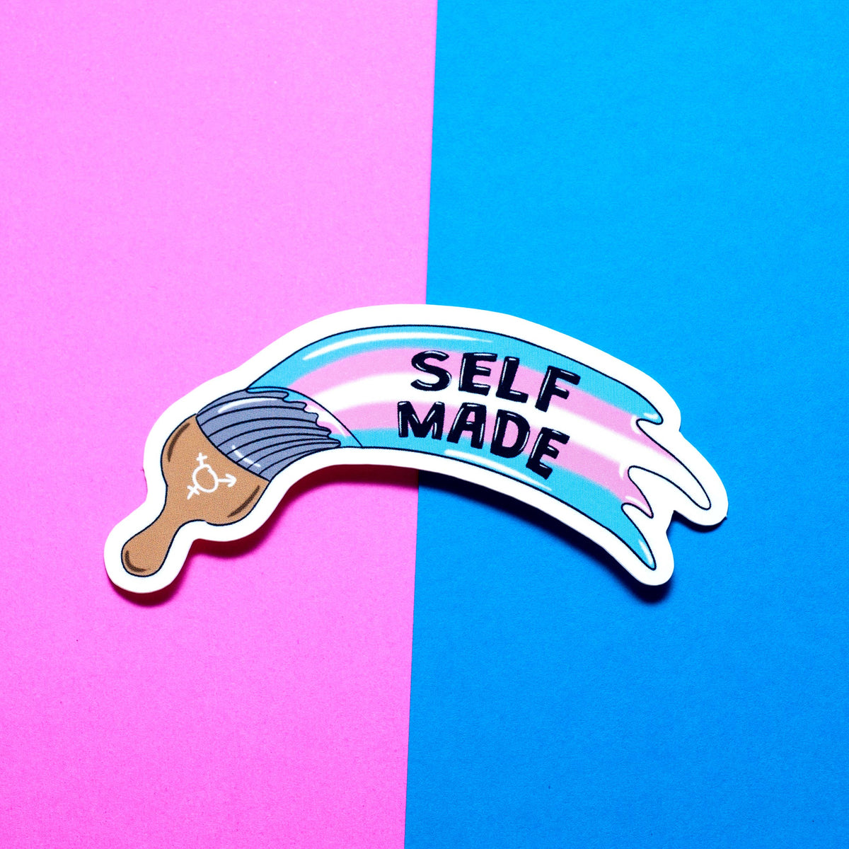 Self Made LGBTQ+ sticker