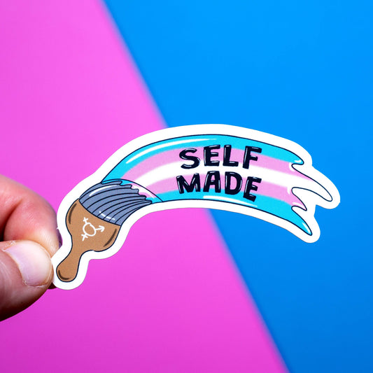 Self Made LGBTQ+ sticker