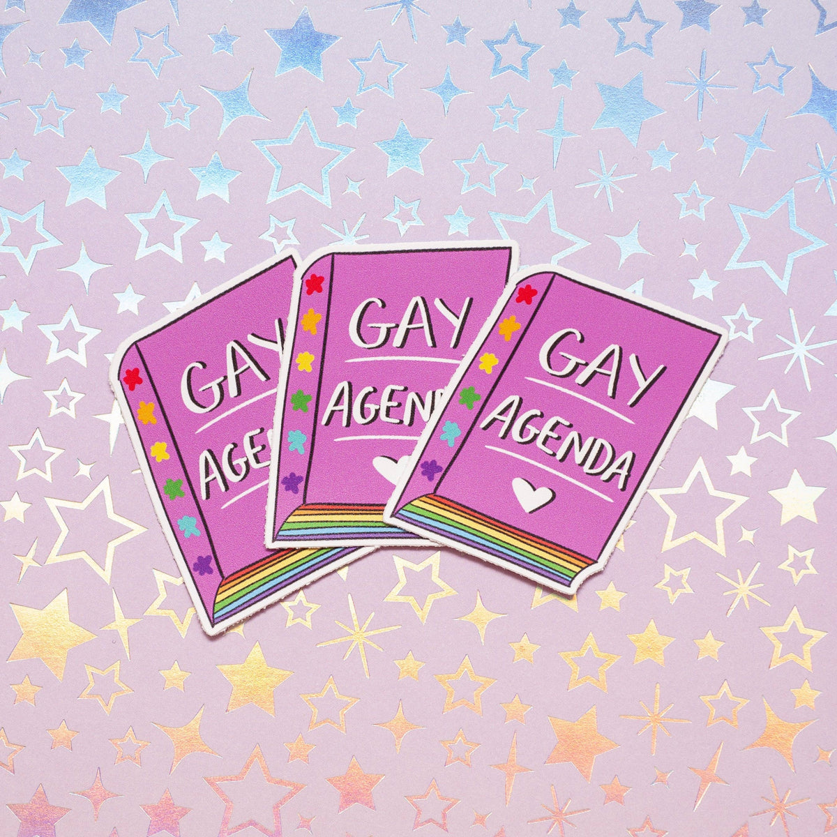 Gay Agenda LGBTQ+ sticker
