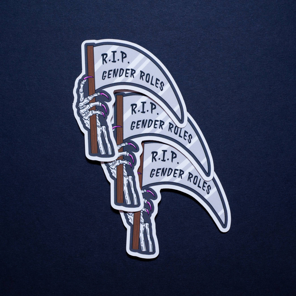 RIP Gender Roles sticker